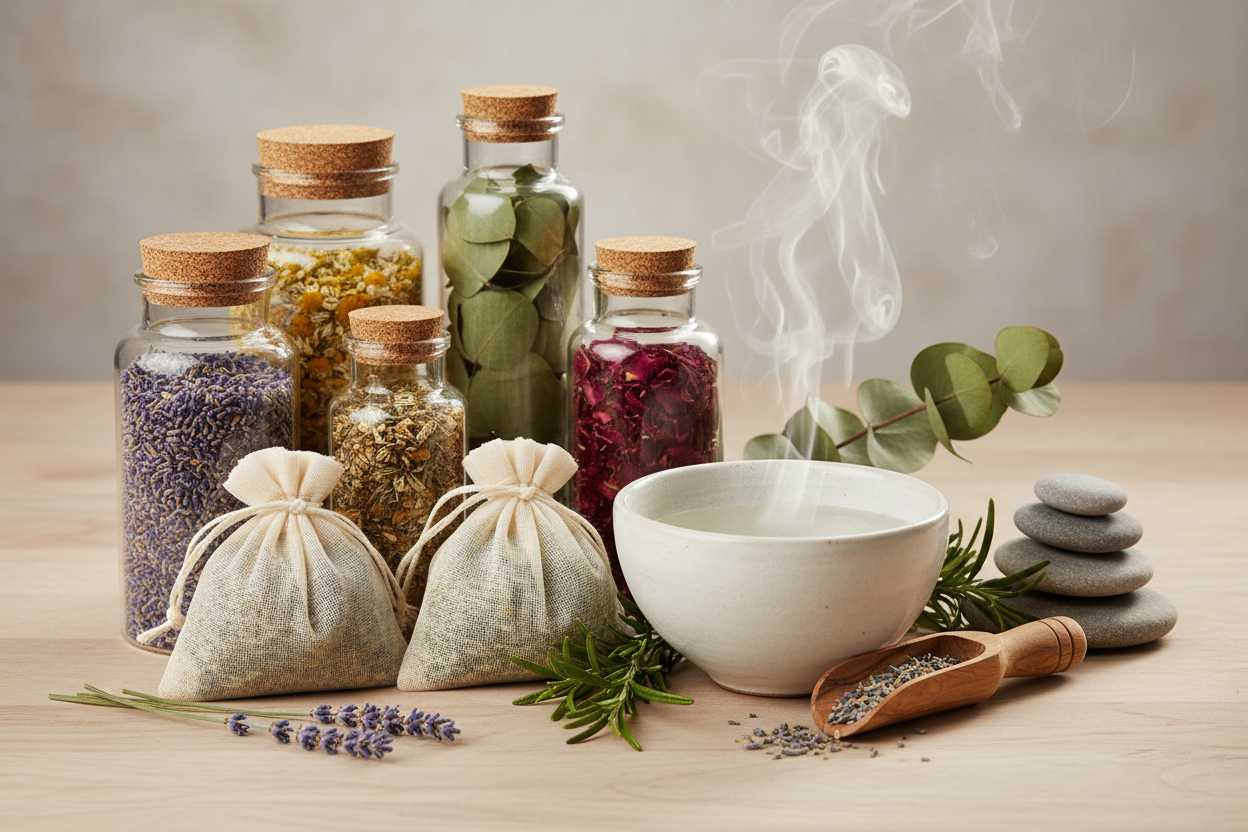 Herbal facial steam products