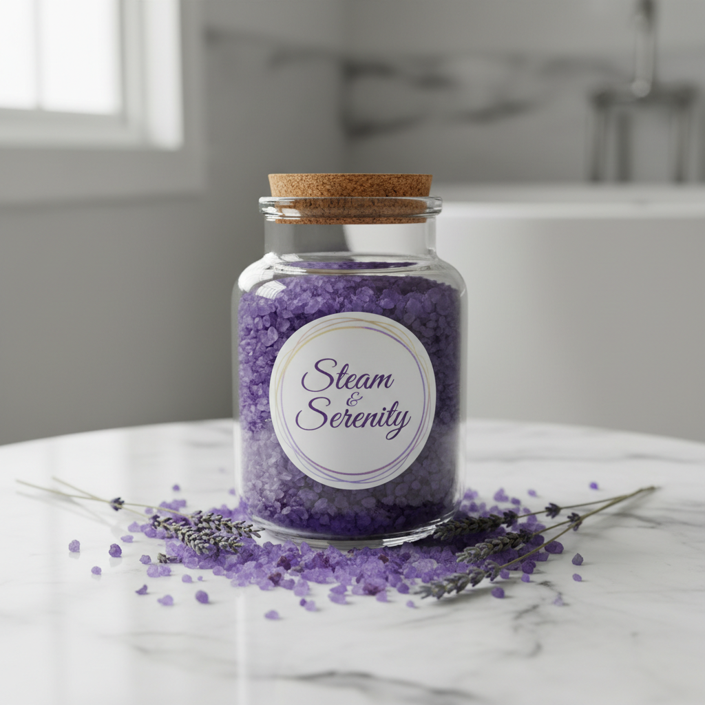 Lavender Purple Bath Salts