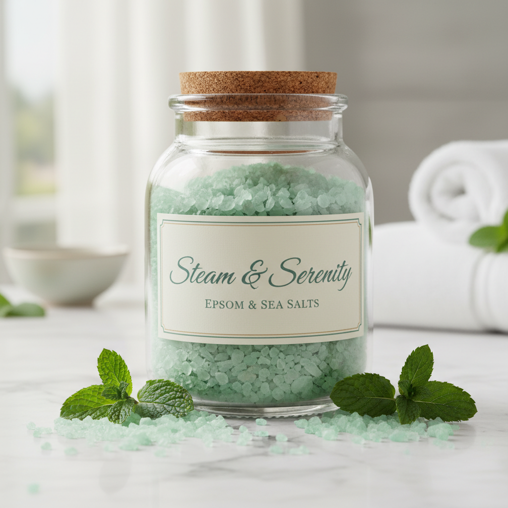 Mint Green Bath Salts