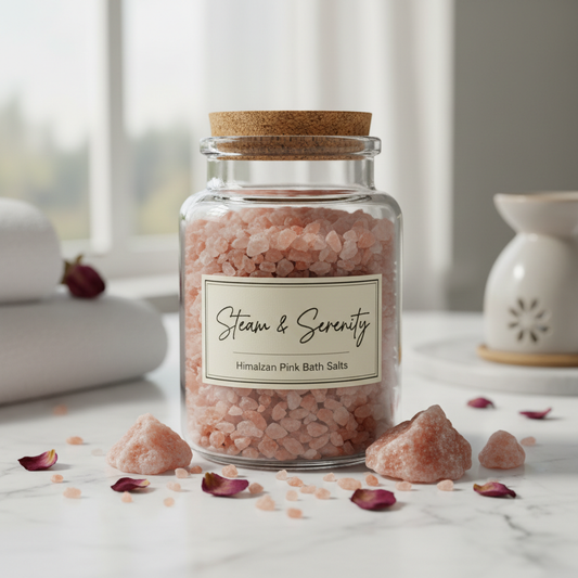 Rose Pink Bath Salts